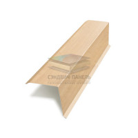 Планка торцевая 95х120х2000-0.5 Клен ECOSTEEL