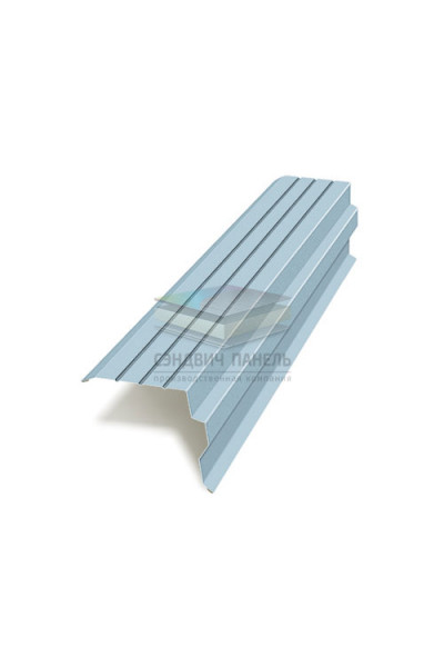 Планка торцевая 90х115х2000-0.5 Met.Blue Призма