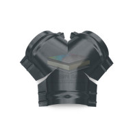 Тройник Y конька полукруглого 0,5 RAL7016 Satin Matt с пленкой