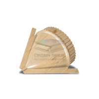 Заглушка конька круглого конусная-0.5 Сосна ECOSTEEL_MA