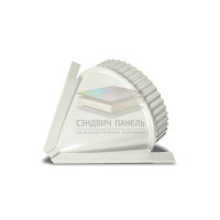 Заглушка конька круглого конусная-0.5 RAL9003 Полиэстер