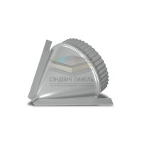 Заглушка конька круглого конусная-0.45 RAL9006 Полиэстер Заглушка конька круглого конусная-0.45 RAL9006 Полиэстер