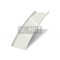 Арочный фальц профилированный 0,45 Полиэстер RAL 9003