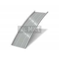 Арочный фальц профилированный 0,45 Полиэстер RAL 9006