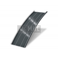 Арочный фальц профилированный 0,5 Quarzit Pro Matt RAL 7016