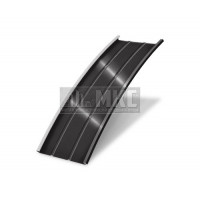 Арочный фальц профилированный 0,5 Velur20 RAL 8022