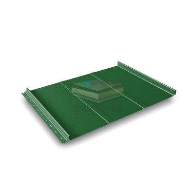 Кликфальц Line 0,45 PE с пленкой на замках RAL 6002 лиственно-зеленый
