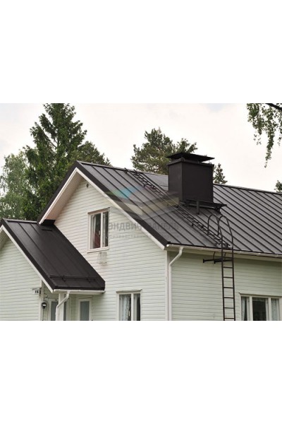 Кликфальц Line 0,5 Rooftop Matte с пленкой на замках RR 32 темно-коричневый