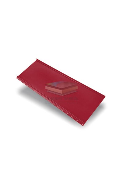 Кликфальц mini 0,45 PE с пленкой на замках RAL 3003 рубиново-красный