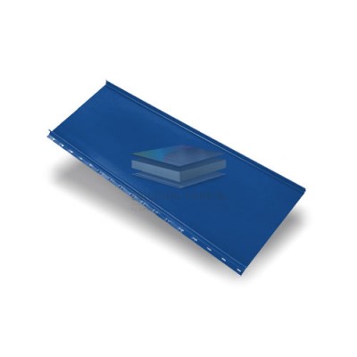 Кликфальц mini 0,5 Satin с пленкой на замках RAL 5005 сигнальный синий
