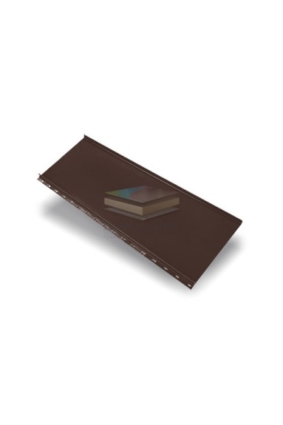 Кликфальц mini 0,5 Quarzit с пленкой на замках RAL 8017 шоколад
