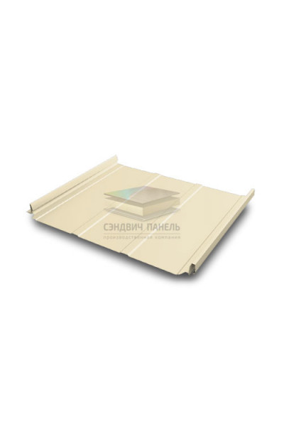 Кликфальц Pro Line 0,5 Satin с пленкой на замках RAL 1015 светлая слоновая кость