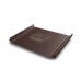 Кликфальц Pro Gofr 0,5 GreenCoat Pural BT с пленкой на замках RR 887 шоколадно-коричневый (RAL 8017 шоколад)
