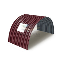 Арочное укрытие для конвейеров из профнастила С15ПГ-1190, 0,7, в полимерном покрытии