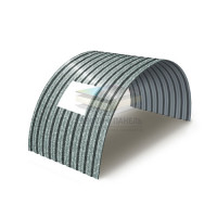 Арочное укрытие для конвейеров из профнастила С21ПГ-1051, 0,5, оцинкованный