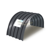 Арочное укрытие для конвейеров из профнастила С44ПГ-1047, 1,0, в полимерном покрытии