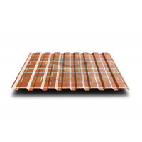 Профнастил МП20-1100-0.5 Кирпич ECOSTEEL