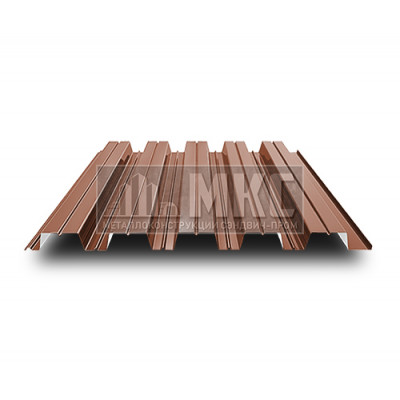 Профнастил НС44 0.5мм 1000 Viking RAL8004