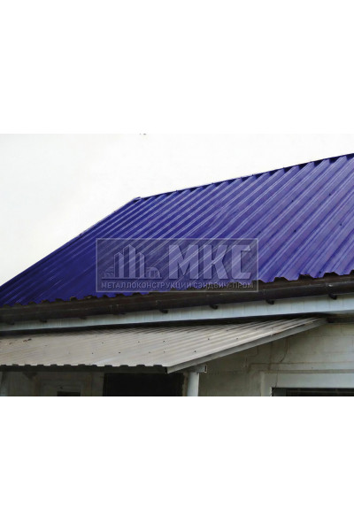 Профнастил НС44 0.45мм 1000 Полиэстер RAL5002