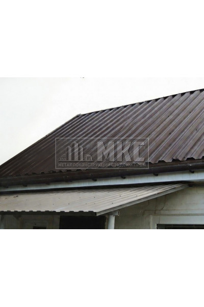 Профнастил НС44 0.5мм 1000 Viking RAL8019