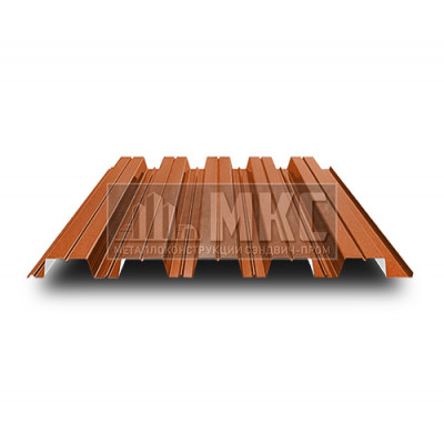 Профнастил НС44 0.5мм 1000 AGNETA Copper/Copper