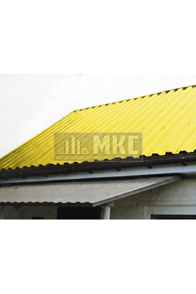 Профнастил НС44 0.45мм 1000 Полиэстер RAL1018