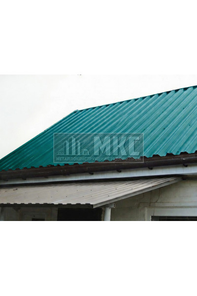 Профнастил НС44 0.45мм 1000 Полиэстер RAL5021