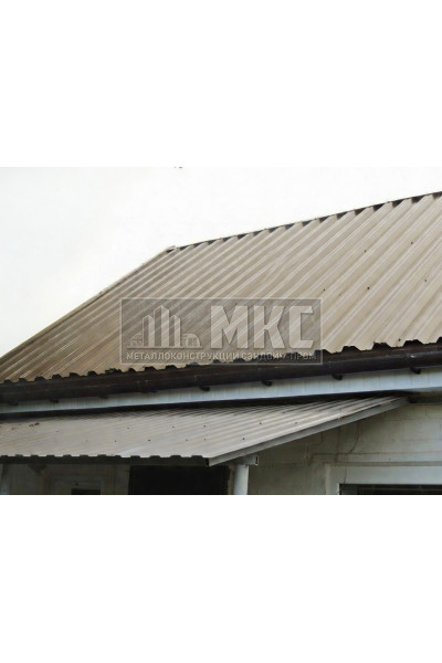 Профнастил НС44 0.45мм 1000 Полиэстер RAL1035