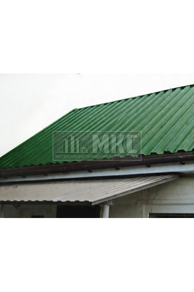 Профнастил НС44 0.45мм 1000 Полиэстер RAL6002