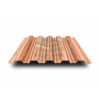 Профнастил НС35-1000-0.5 Кедр ECOSTEEL_T