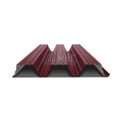 Профнастил Н126-978-1.0 RAL3005 Полиэстер