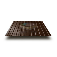 Профлист С8х1150-0.5 Темное дерево ECOSTEEL