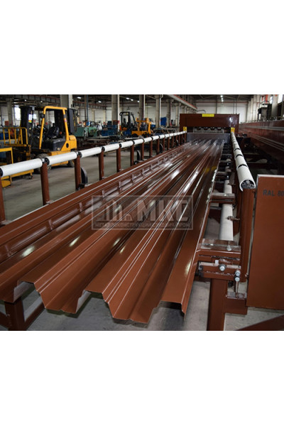 Профнастил Н75-0,4м окрашенный с нестандартной шириной, толщина 0,7