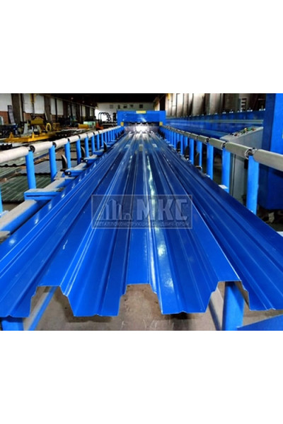 Профнастил Н75-0,5м окрашенный с нестандартной шириной, толщина 0,55