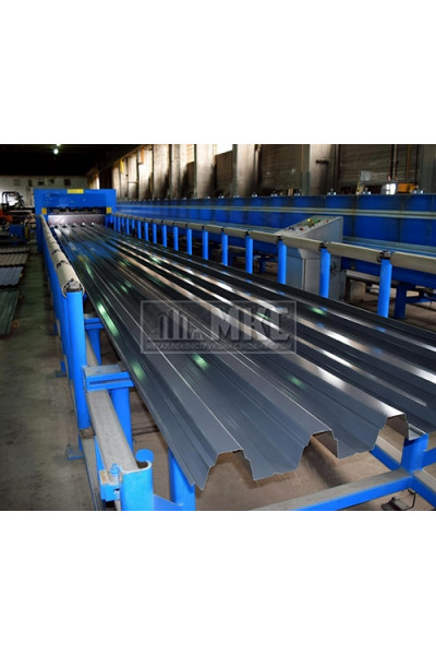 Профнастил Н75-0,5м окрашенный с нестандартной шириной, толщина 0,7