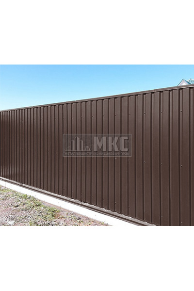 Профнастил С10-0,9м окрашенный с нестандартной шириной, толщина 0,5