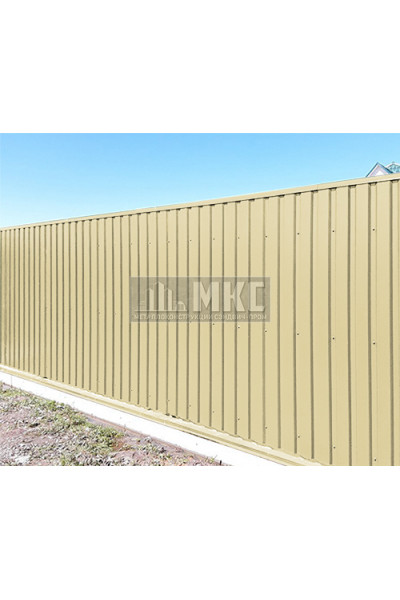 Профнастил С10-0,4м окрашенный с нестандартной шириной, толщина 0,55