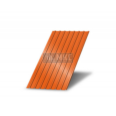 Профнастил С10-0,8м окрашенный с нестандартной шириной, толщина 0,45