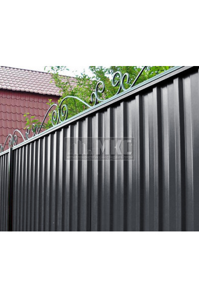 Профнастил С15-0,2м окрашенный с нестандартной шириной, толщина 0,5