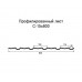 Профнастил С15-0,8м оцинкованный с нестандартной шириной, толщина 0,65