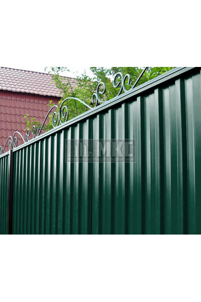 Профнастил С15-0,9м окрашенный с нестандартной шириной, толщина 0,5