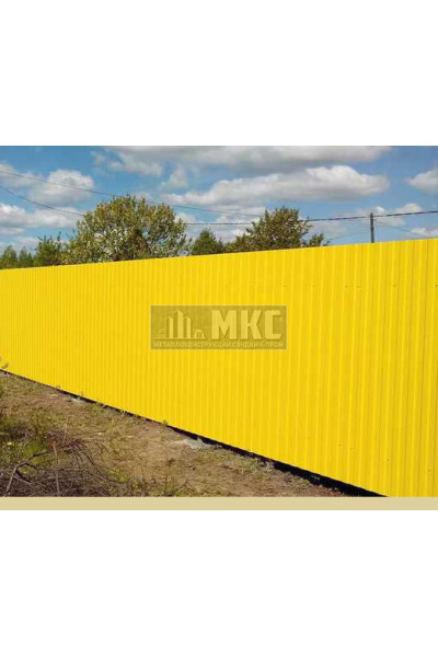 Профнастил С44-0,4м окрашенный с нестандартной шириной, толщина 0,65