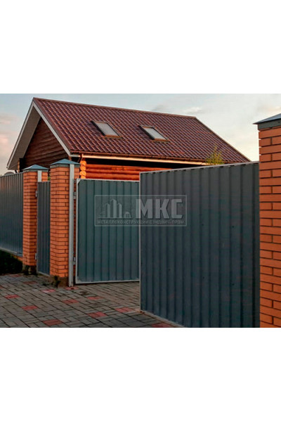 Профнастил С44-0,9м окрашенный с нестандартной шириной, толщина 0,7 Профнастил С44-0,9м окрашенный с нестандартной шириной, толщина 0,7