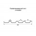 Профнастил С44-0,8м оцинкованный с нестандартной шириной, толщина 0,6