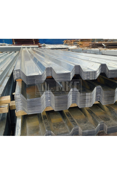 Профнастил С44-0,6м оцинкованный с нестандартной шириной, толщина 0,35 Профнастил С44-0,6м оцинкованный с нестандартной шириной, толщина 0,35