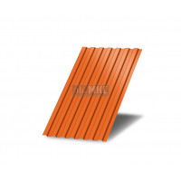 Профнастил С8-0,8м окрашенный с нестандартной шириной, толщина 0,45