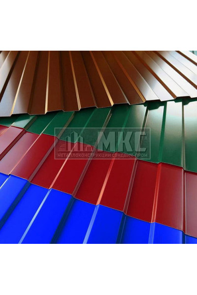 Профнастил С8-0,7м окрашенный с нестандартной шириной, толщина 0,5