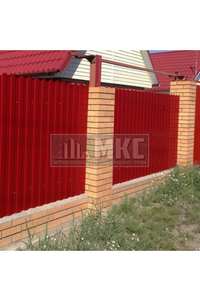 Профнастил С8-0,7м окрашенный с нестандартной шириной, толщина 0,55