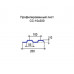 Профнастил СС10-0,2м окрашенный с нестандартной шириной, толщина 0,35