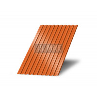 Профнастил СС10-1м окрашенный с нестандартной шириной, толщина 0,6